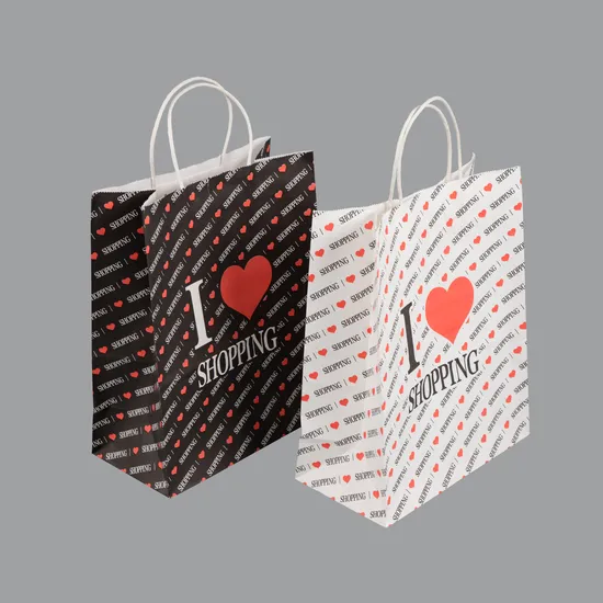 Großhandel günstiger Preis Kraft Shopping Geschenkpapiertüte zum Verpacken