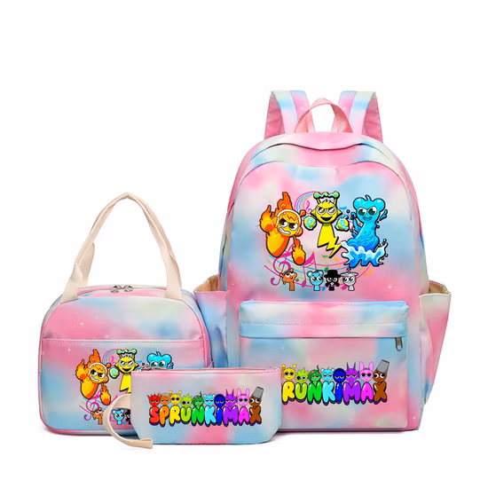 Nette Kawaii reizende Karikatur-tragbare schwarze Großhandels-bunte Bleistift-Tasche